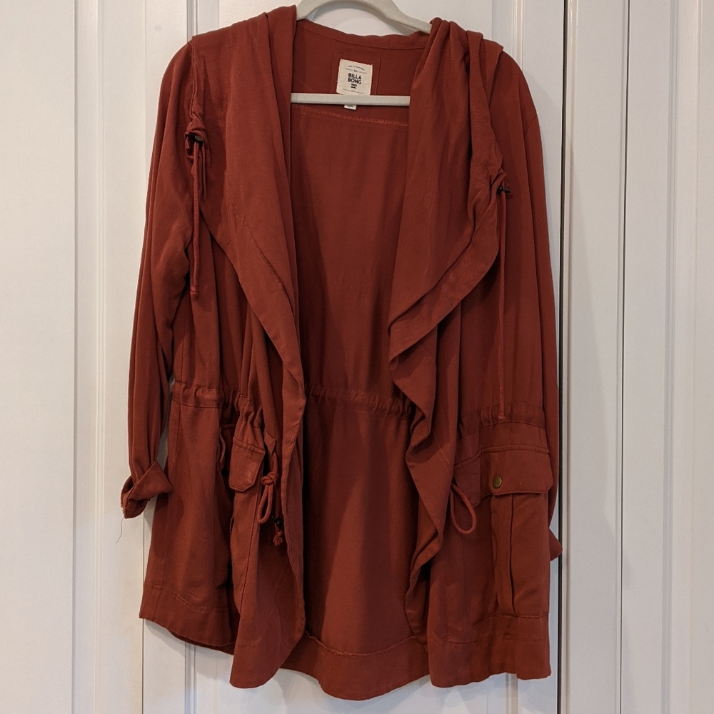 Billabong Terracotta Draped Jacket